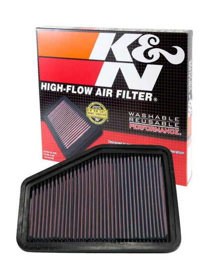 K&N Engineering Part 33-2220 High-Flow Drop-In Air Filter for Lexus GS and SC430