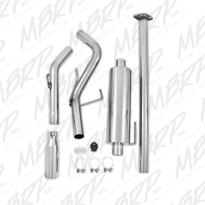 MBRP Armor Plus Series T409 Stainless Steel Cat Back Exhaust System for Toyota Tacoma 2005-2009