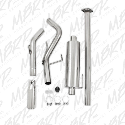 MBRP Armor Plus Series T409 Stainless Steel Cat Back Exhaust System for Toyota Tacoma 2005-2009