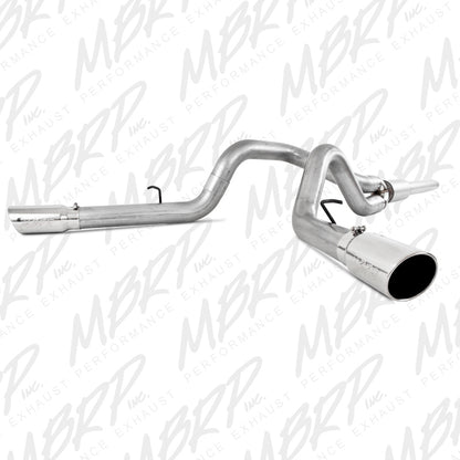 MBRP Armor Lite Series Cat Back Exhaust System for 1999-2004 Ford F-250/F-350 V-10 - Dual Split Side Exit, 4 Inch Diameter, Includes Tips and Hardware