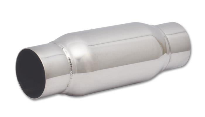 Vibrant SS Resonator (Standard Design) 3-inch Inlet/Outlet, 12-Inch Length - Model 1794