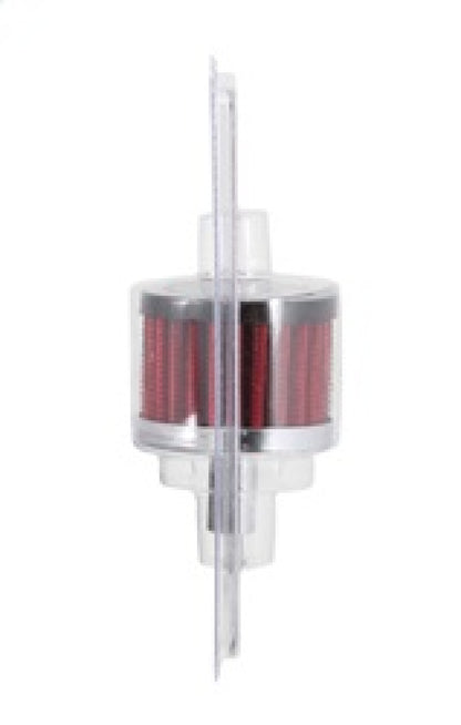 K&N Engineering 62-1010 Steel Base Crankcase Vent Filter - 1/2 Inch Diameter, Reusable Synthetic Media