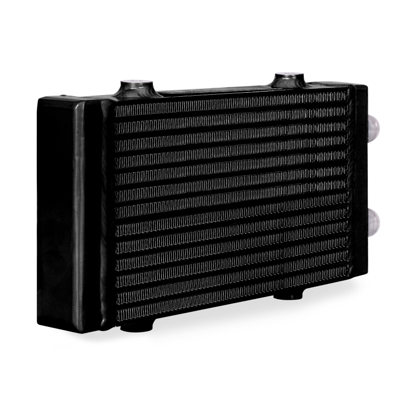 Mishimoto Universal Small Bar and Plate Dual Pass Black Oil Cooler for Ford Mustang