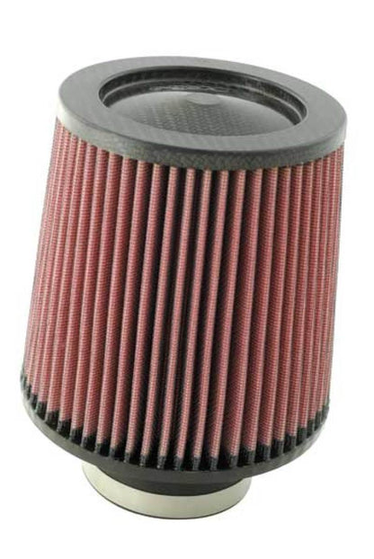 K&N Engineering RF-1047 Universal Round Air Filter with Carbon Fiber Top for Mitsubishi Lancer