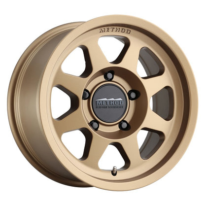 Method MR701 17x7.5 Bronze Overland Wheel with Bead Grip Technology and +30mm Offset