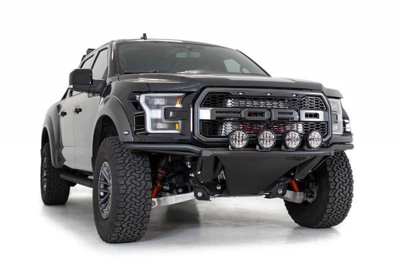 Addictive Desert Designs Ford Raptor Pro Add-On Light Hoop with Mounts - Hammer Black (Part #L1157521701NA)