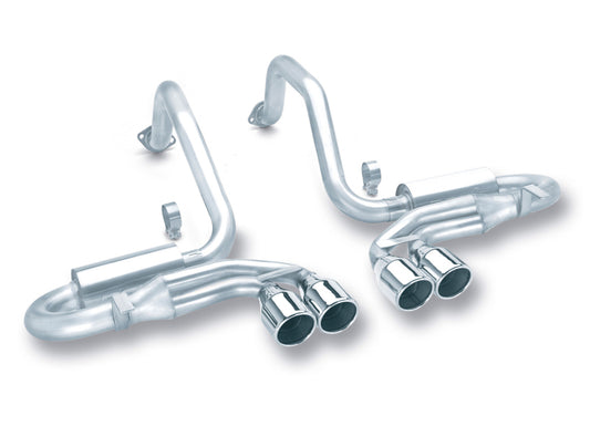 Borla S-Type Classic Cat-Back Exhaust System for Chevrolet Corvette C5 and Z06 (1997-2004) with Dual 4-inch Stainless Steel Tips