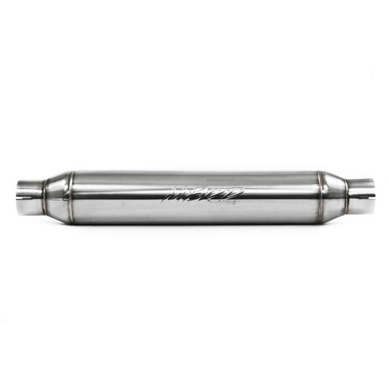 MBRP Universal Resonator Performance Muffler with 2.5-inch Inlet/Outlet - 22-inch Body, 26-inch Overall