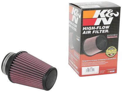 K&N Engineering Universal Clamp-On Air Filter – 3-inch Flange, 6-inch Height