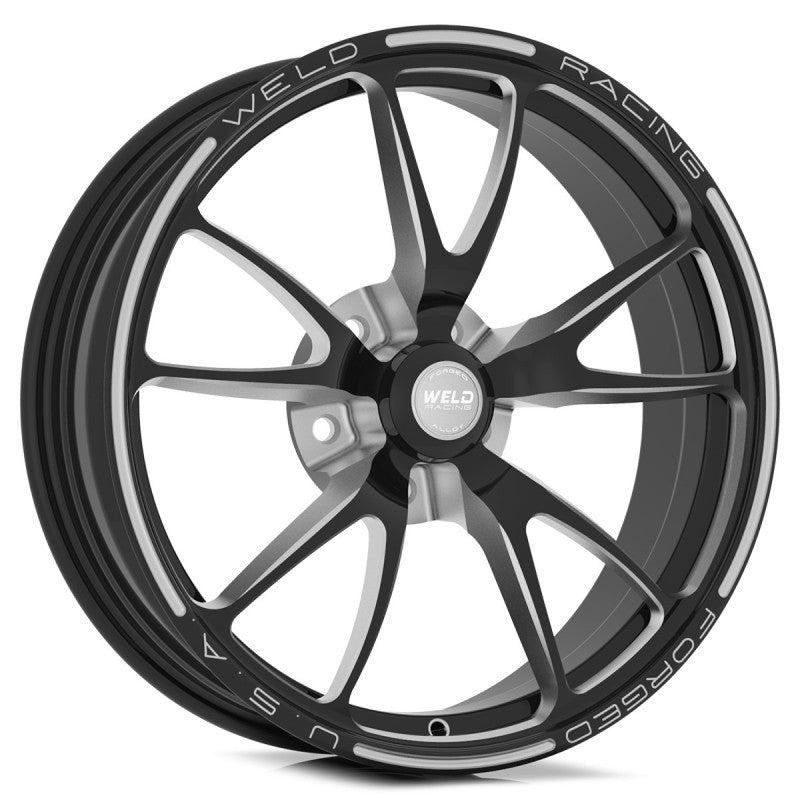 Weld Full Throttle 15x3.5 Inch Black Spindle Mount Drag Wheel – Made in USA
