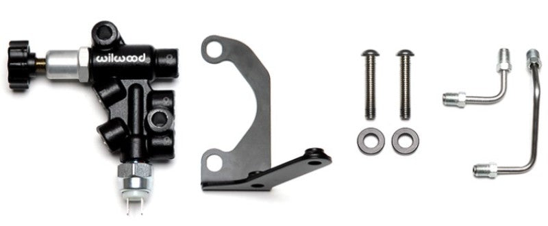 Wilwood Tandem Master Cylinder Mounting Bracket Right-Hand Kit with Proportioning Valve - Part 260-15048