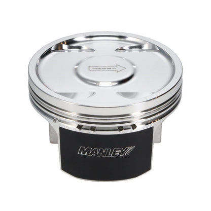 Manley Performance Platinum Series Piston Set for Subaru WRX/STi EJ257 - 75mm Bore, 100mm Compression Distance, +.50mm Size, 8.5:1 Dish