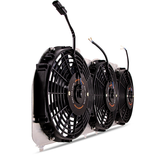 Mishimoto 89-01 Jeep Cherokee XJ 4.0L Performance Aluminum Fan Shroud with High-Flow Electric Fans