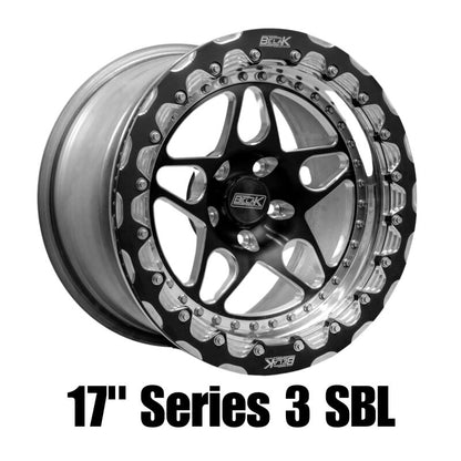 Belak Series 3 17x10.5 Inch Low Pad Single Beadlock Wheel with 6x135mm Bolt Pattern