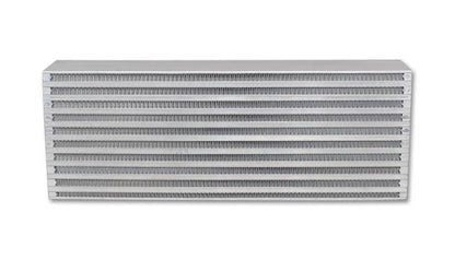 Vibrant Air-to-Air Intercooler Core - Horizontal Flow Bar and Plate Design - 18 x 6.5 x 3.25 Inches