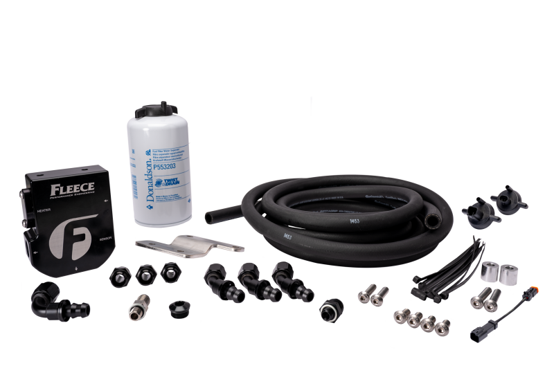 Fleece Performance Auxiliary Fuel Filter and Line Kit for 2003-2018 Dodge Cummins Engines
