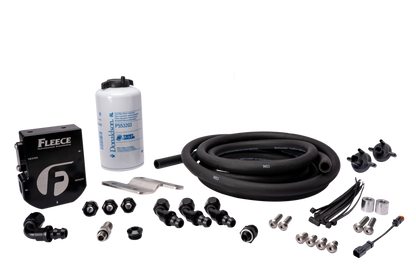 Fleece Performance Auxiliary Fuel Filter and Line Kit for 2003-2018 Dodge Cummins Engines