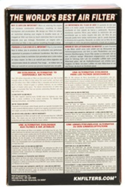K&N Engineering Universal Rubber Air Filter with 3 Inch Flange and 5 Inch Outer Diameter