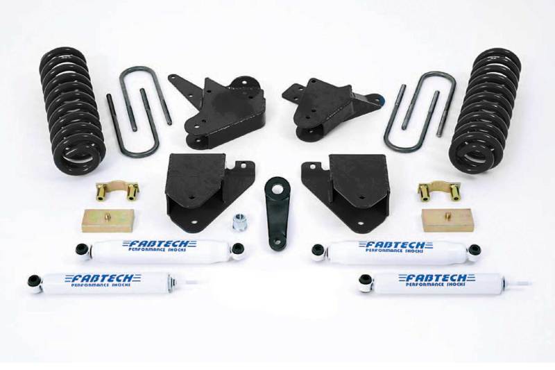 Fabtech 99-00 Ford F250/350 2WD 6-Inch Lift System with Performance Shocks, Part K2099
