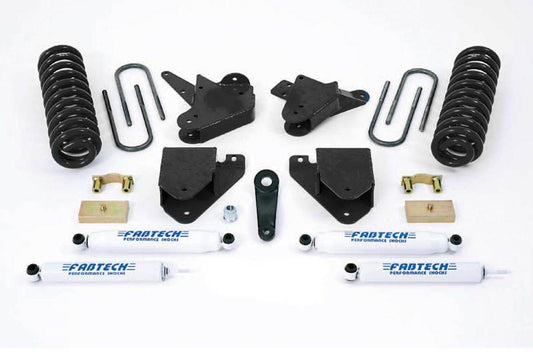 Fabtech 99-00 Ford F250/350 2WD 6-Inch Lift System with Performance Shocks, Part K2099