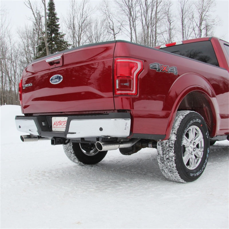 MBRP Armor Lite Series 2015-2016 Ford F-150 5.0L Dual Rear Exit Cat Back Exhaust System - Part #S5258AL