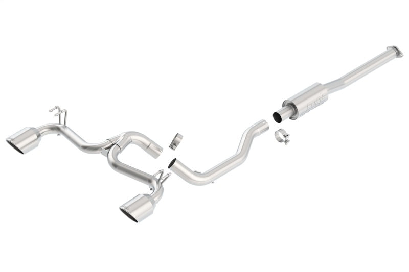 Borla S-Type Cat-Back Exhaust System for 2008-2015 Mitsubishi Lancer Evolution X (EVO X) 2.0L Turbo
