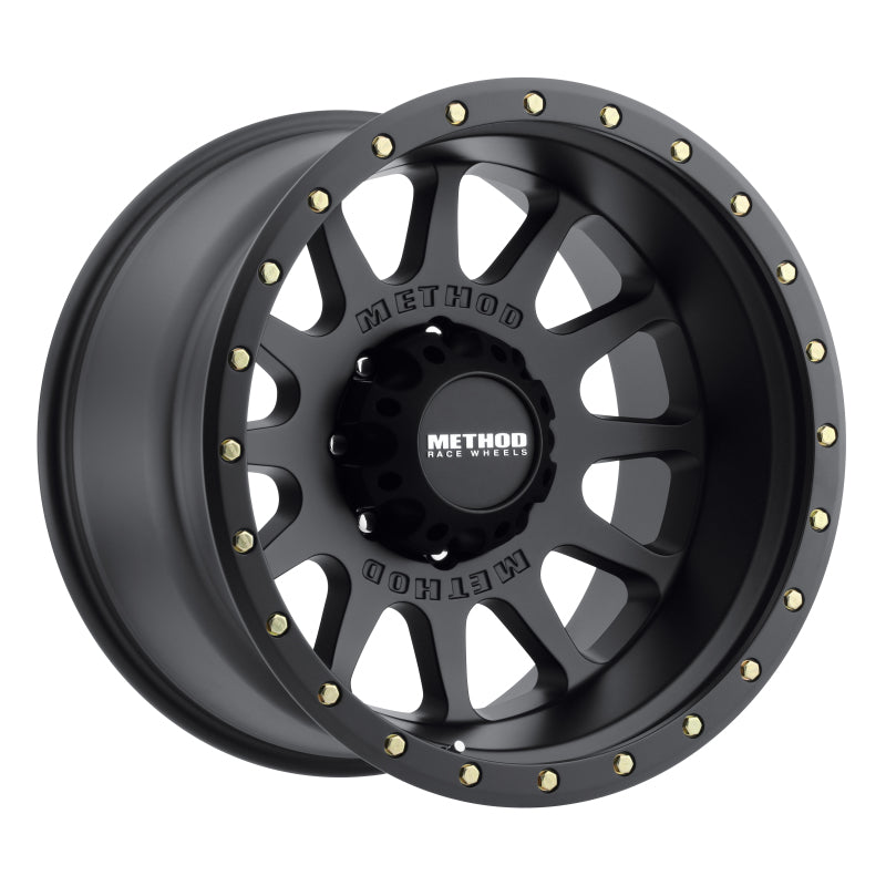 Method MR605 NV 20x10 Black Wheel with -24mm Offset and 8x180 Bolt Pattern