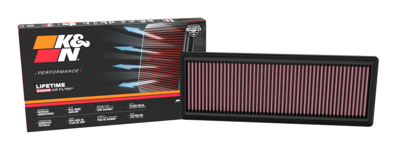 K&N Engineering 33-5148 High-Flow Replacement Air Filter for Ford Escape 2023-2024