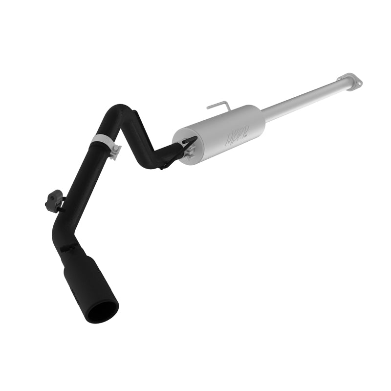 MBRP Armor BLK Series 09-14 Toyota Tacoma 4.0L Cat-Back Single Exit Exhaust System with Black Coating