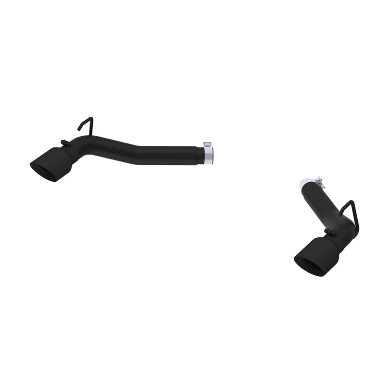 MBRP Armor BLK Series 3-Inch Black Coated Axle Back Exhaust System for Chevrolet Camaro 2010-2015