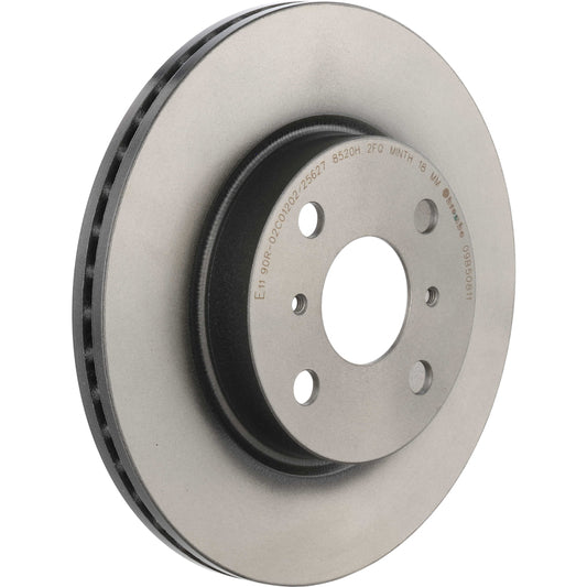 Brembo OE 12-15 Scion iQ UV Coated Brake Disc with Hardware Kit