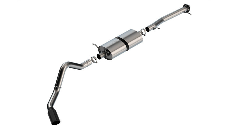 Borla 20-22 Chevrolet Silverado and GMC Sierra 6.6L T-304 Stainless Steel S-Type Cat-Back Exhaust System (Part #140833BC)