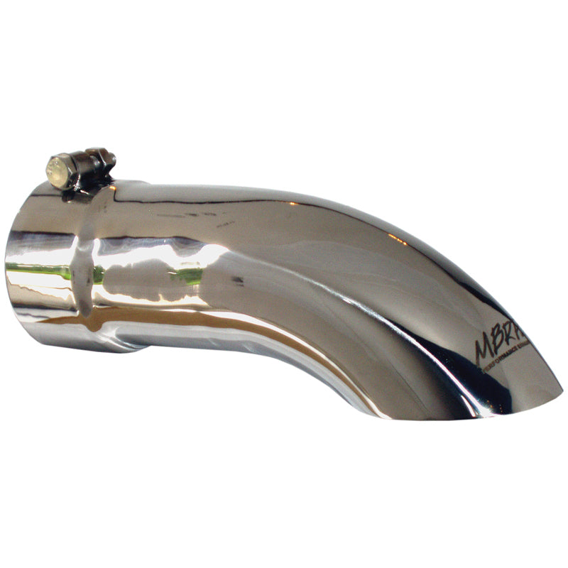 MBRP Universal Exhaust Tip 3.5 Inch Diameter Turn Down Polished T304 Stainless Steel