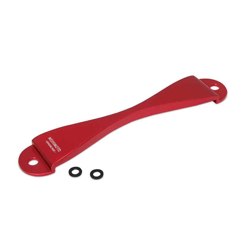 Mishimoto Subaru CNC Battery Tie-Down - Red for 2013-2016 Subaru BRZ