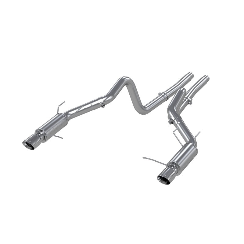 MBRP S7264AL Armor Lite Series 3-inch Dual Split Rear Race Version Cat Back Exhaust System for Ford Mustang