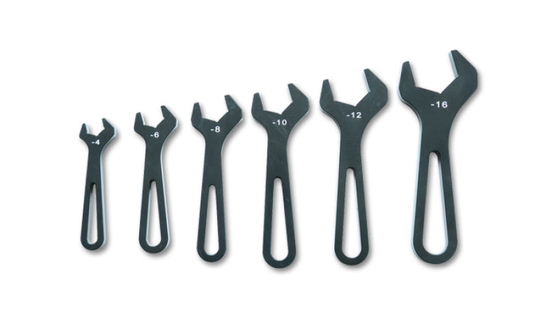 Vibrant Aluminum AN Wrench Set (Set of 6) – Fits AN-4 to AN-16 Fittings and Adapters