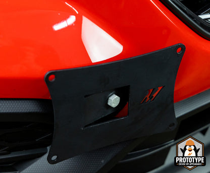 Mishimoto 2022+ Subaru WRX License Plate Relocation Kit - Aluminum Mounting Solution