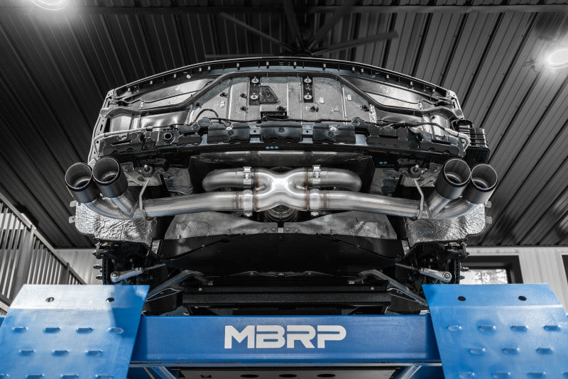 MBRP Armor Pro Series Cat Back Exhaust System for Chevrolet Corvette C8 with Carbon Fiber Tips – Part S70423CF
