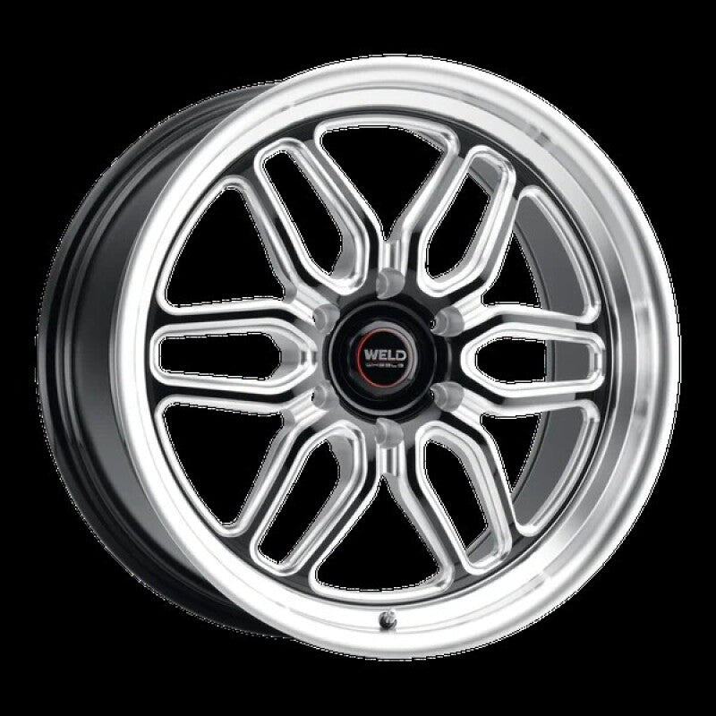 Weld Racing Laguna 20x10 Drag Wheel with 6x135 Bolt Pattern and ET38 Offset, Gloss Black Finish