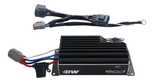DeatschWerks VB40AX1 Voltage Booster with Plug-N-Play Harness for 10-25 Ford Mustang