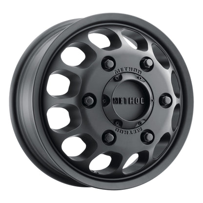 Method MR901 16x5.5 Inch Matte Black Dually Wheel with 6x205 Bolt Pattern and +117mm Offset for Mercedes Sprinter and Ford Transit Vans