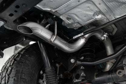 MBRP Armor Pro Series Cat Back Exhaust System for 2019-2022 Ford Ranger with 2.3L EcoBoost - 4-inch T304 Stainless Steel Tips