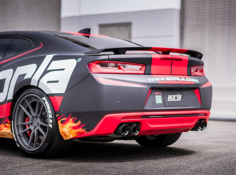 Borla ATAK Rear Section Exhaust System for 2016-2024 Chevrolet Camaro SS and LT1 V8