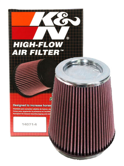 K&N Engineering Universal Air Filter - 6 inch Flange ID x 7.5 inch Base / 5 inch Outer Diameter Top x 8 inch Height