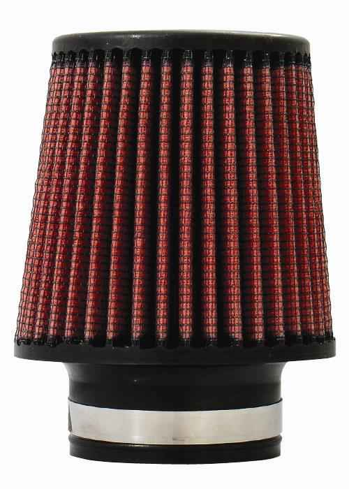 Injen High Performance Air Filter - 2.75 Black Filter 5 Base / 5 Tall / 4 Top - 40 Pleat