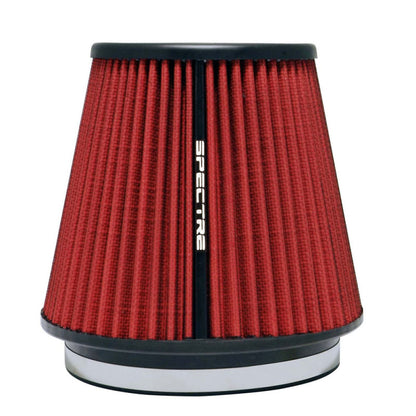 Spectre HPR9892 High Performance Racing Cone Air Filter - 6-inch Flange, Red