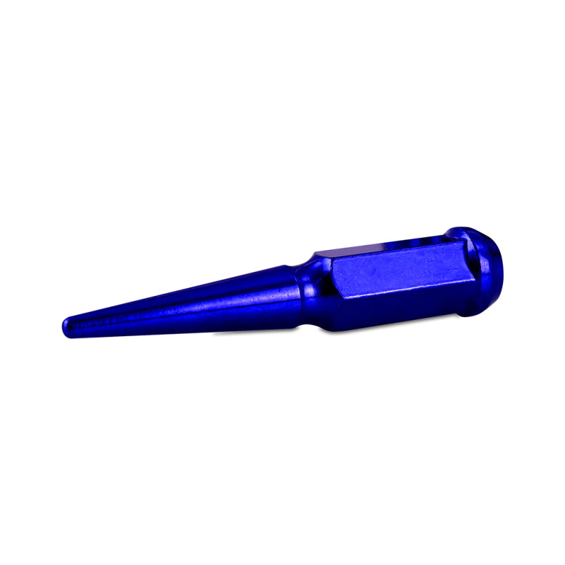 Mishimoto Steel Spiked Lug Nuts M12 x 1.5, 24-Piece Set in Blue – Aggressive Style and Durable Fitment