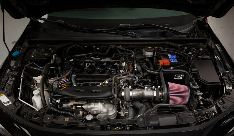 K&N Engineering 69-1509TC Silver Typhoon Cold Air Intake System for Honda Civic and Acura Integra