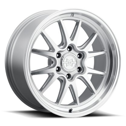 Method Raised MR802 20x10 Inch Machined Polished Wheel with 6x135 Bolt Pattern and -18mm Offset
