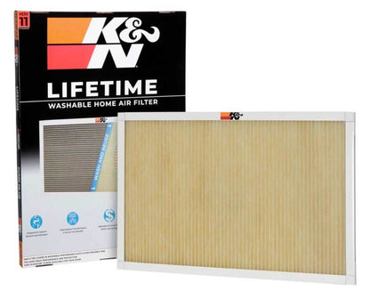 K&N Engineering HVAC Filter 24 x 30 x 1 – Washable and Reusable Pleated Synthetic Air Filter with MERV 11 Rating